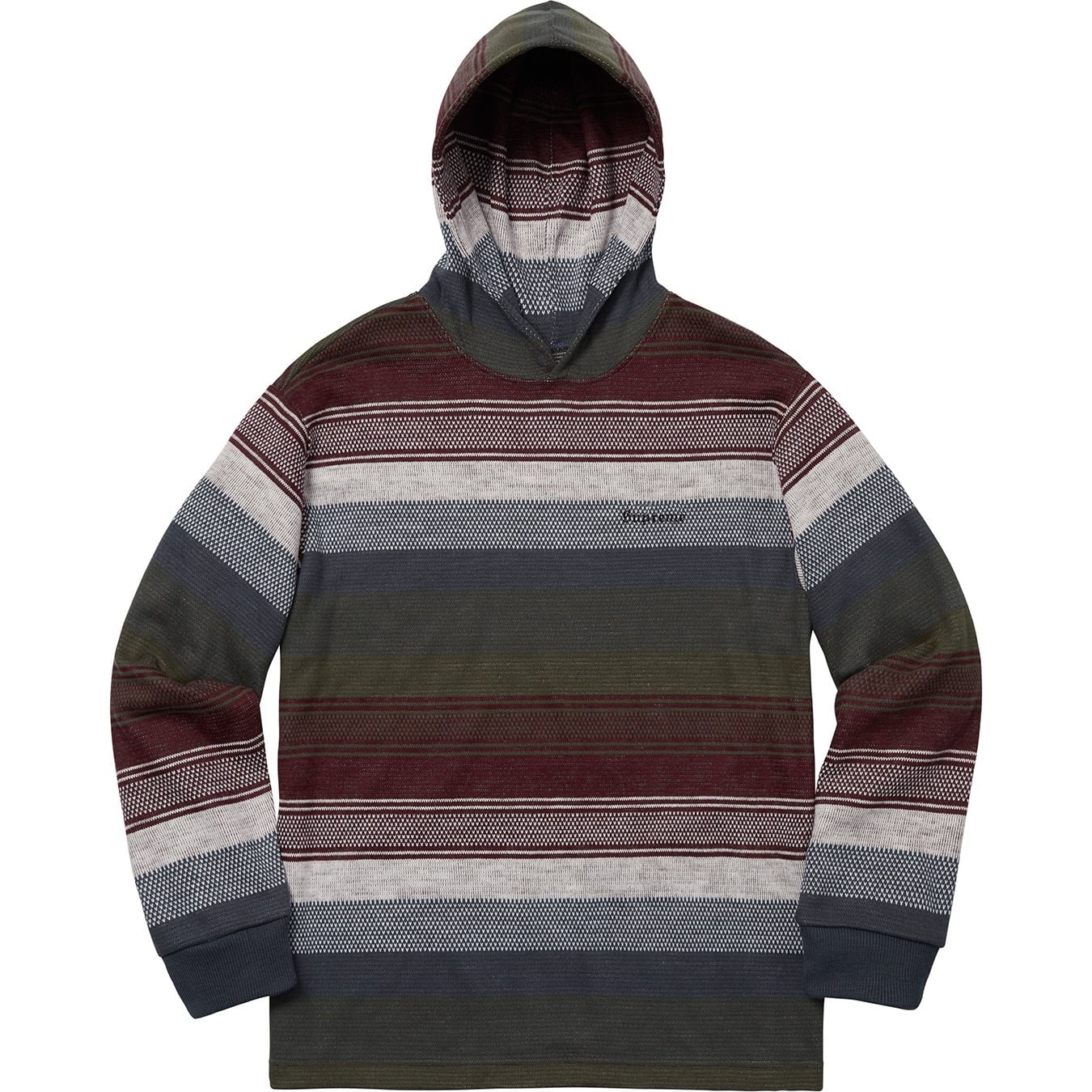 Knit Stripe Hooded L/S Top view 5